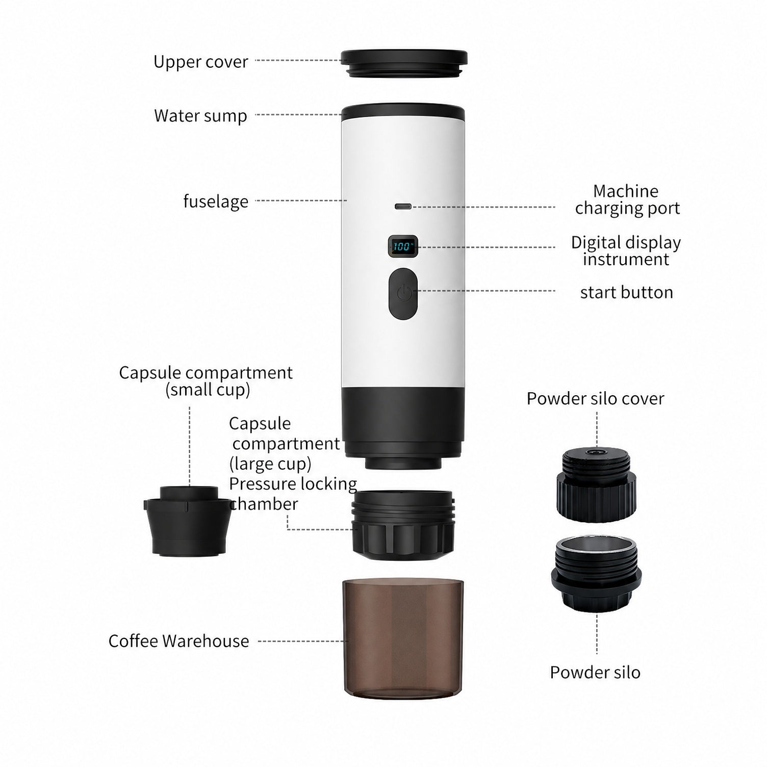 Portable Coffee Machine (51mm Basket)