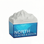Product with mountain and ocean design, featuring the brand 'Polarlife'.