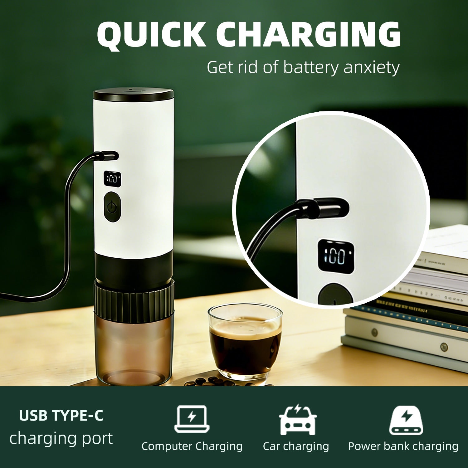 Portable Coffee Machine (51mm Basket)