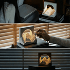 Glacier Shaped Essential Oil Diffuser with Warm Light