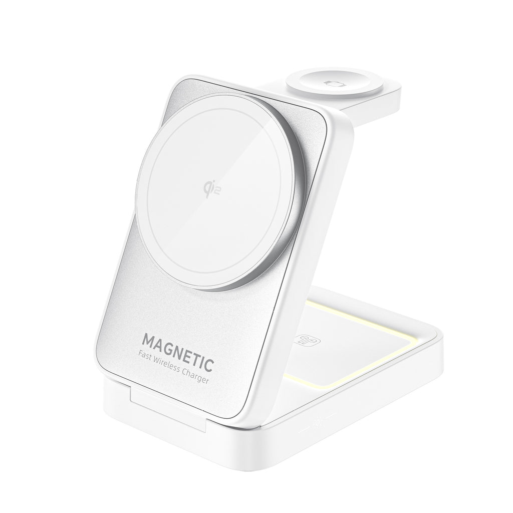 3-in-1 Foldable Magnetic Wireless Charger