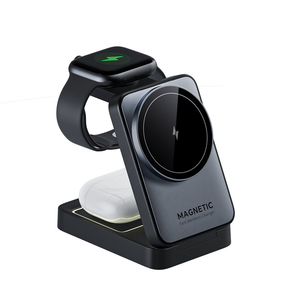 3-in-1 Foldable Magnetic Wireless Charger