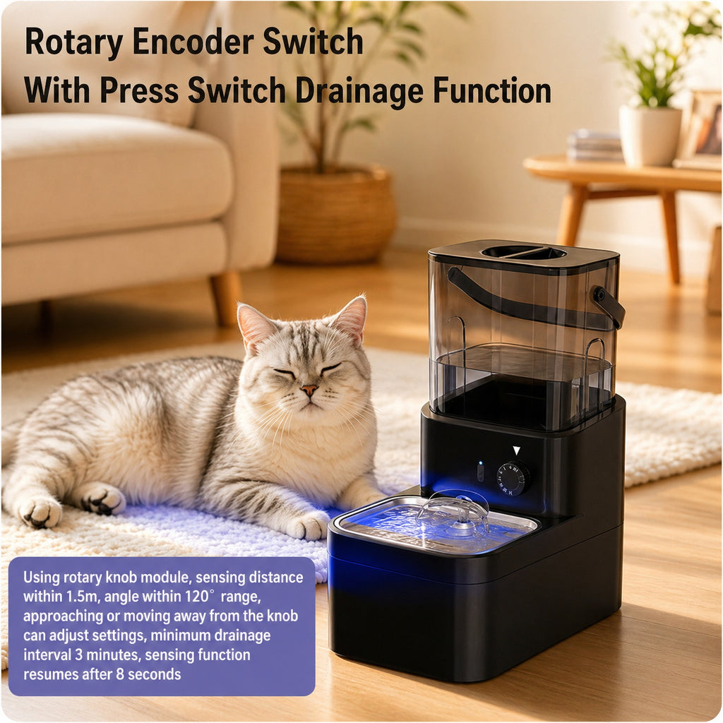 Fresh & Waste Water Separated Cat Fountain