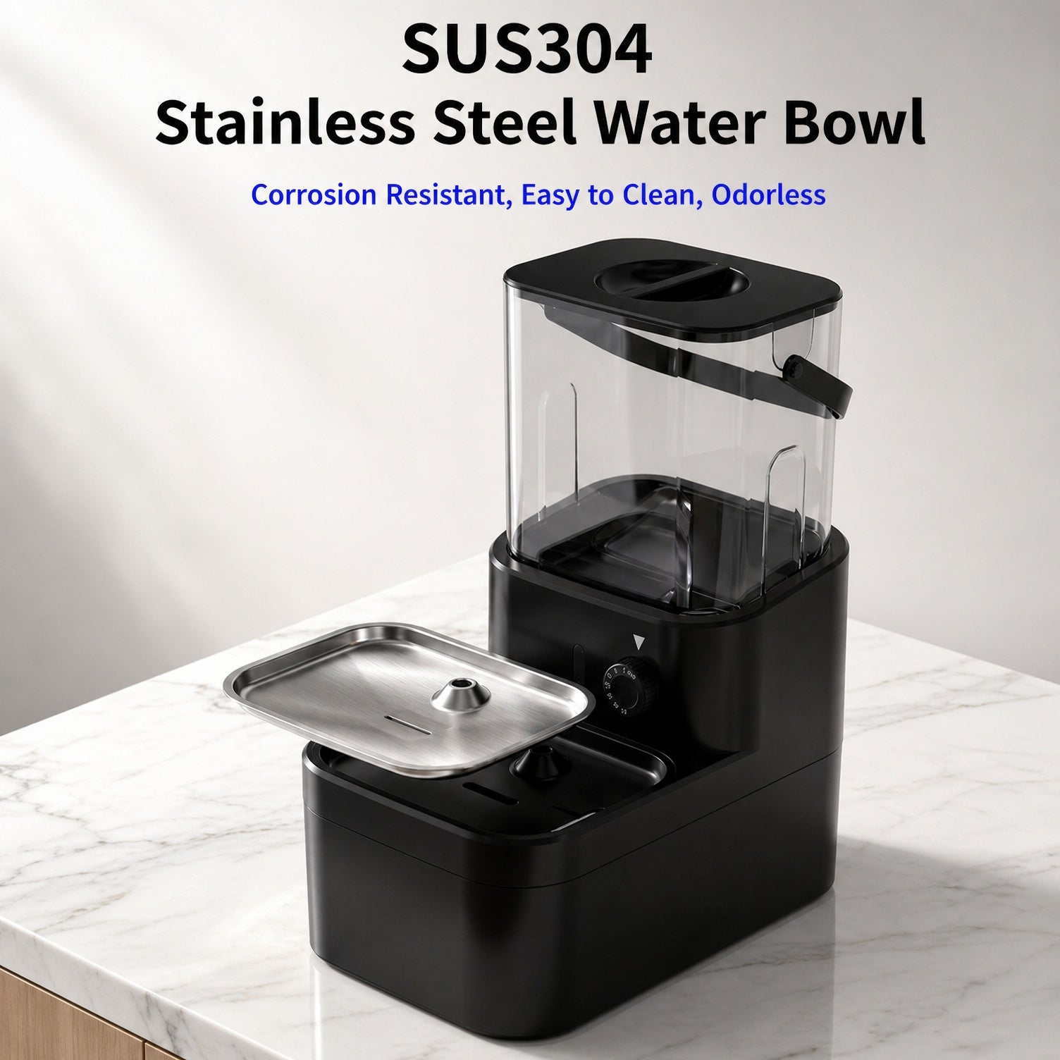 Fresh & Waste Water Separated Cat Fountain