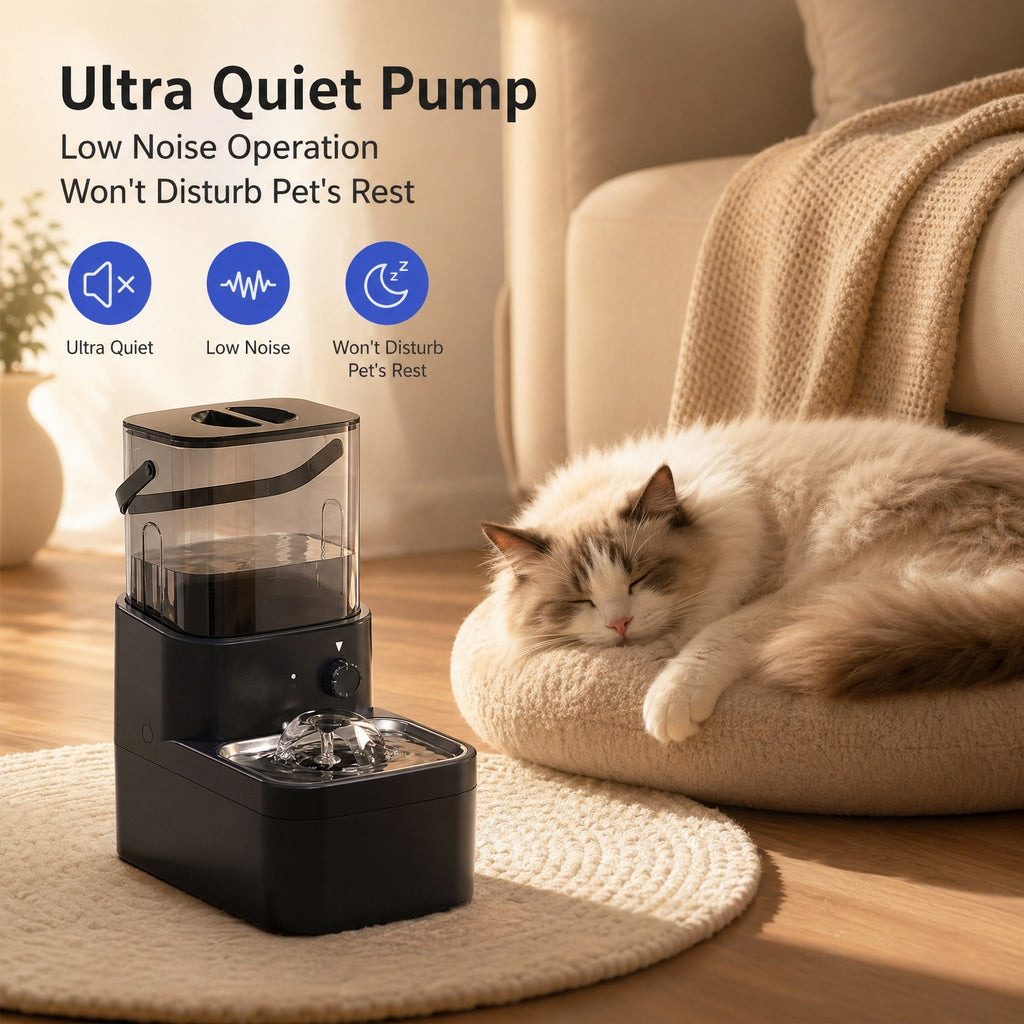 Fresh & Waste Water Separated Cat Fountain