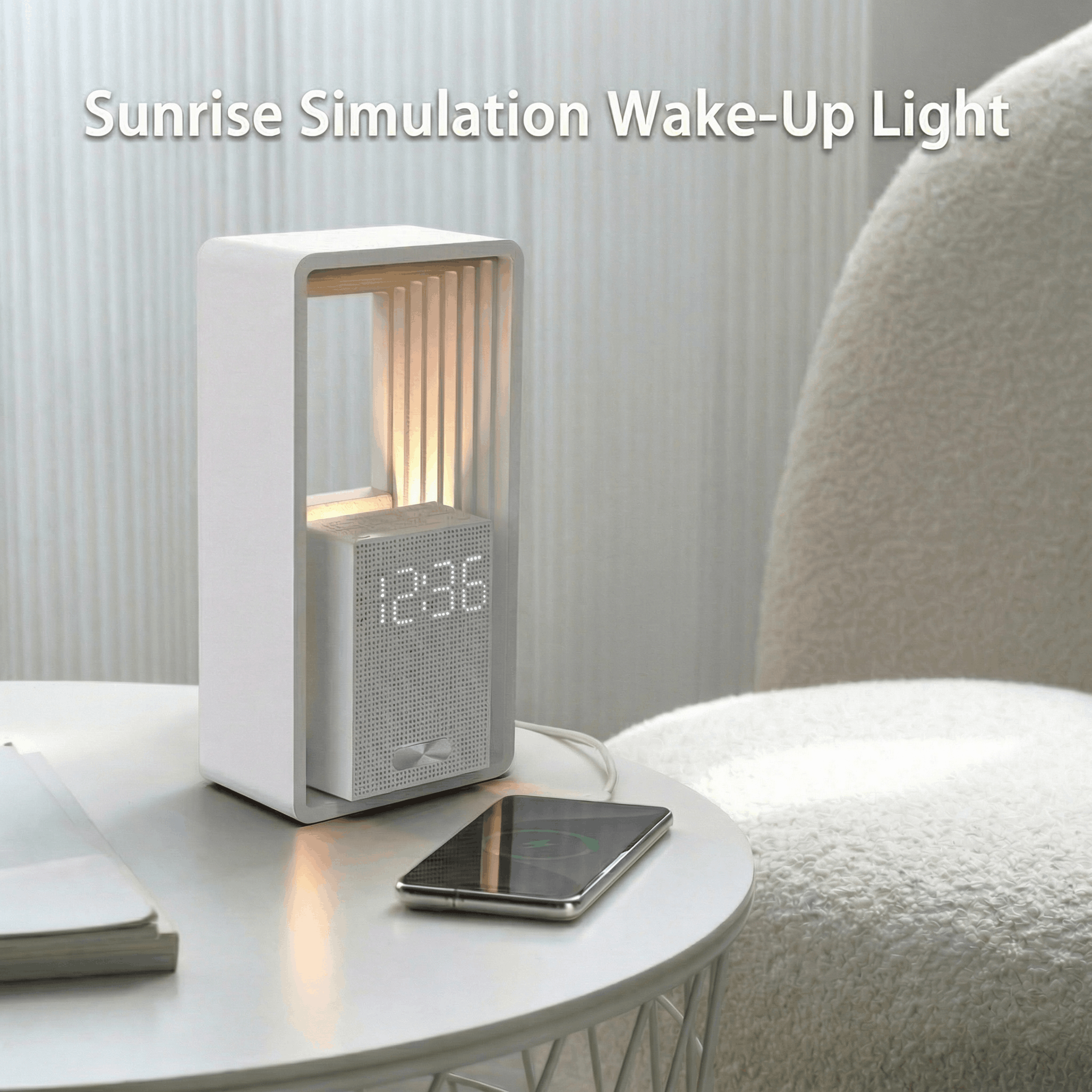 Sunrise Alarm Clock with White Noise & Night Light